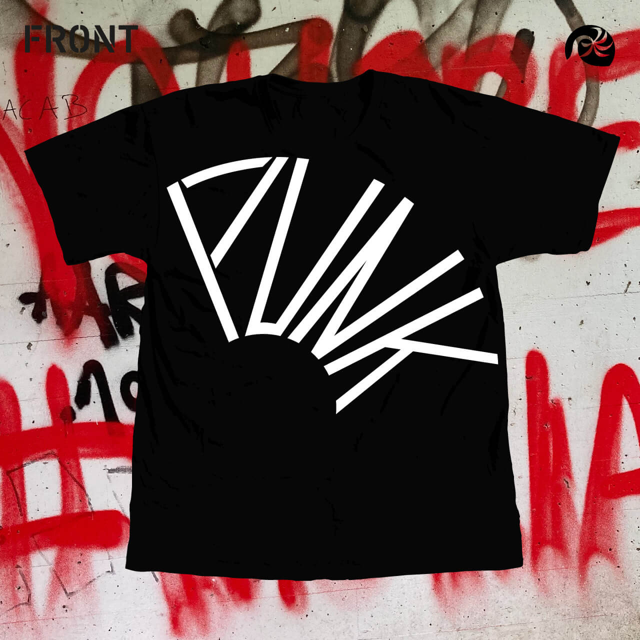 punk shirt palmenstrand front